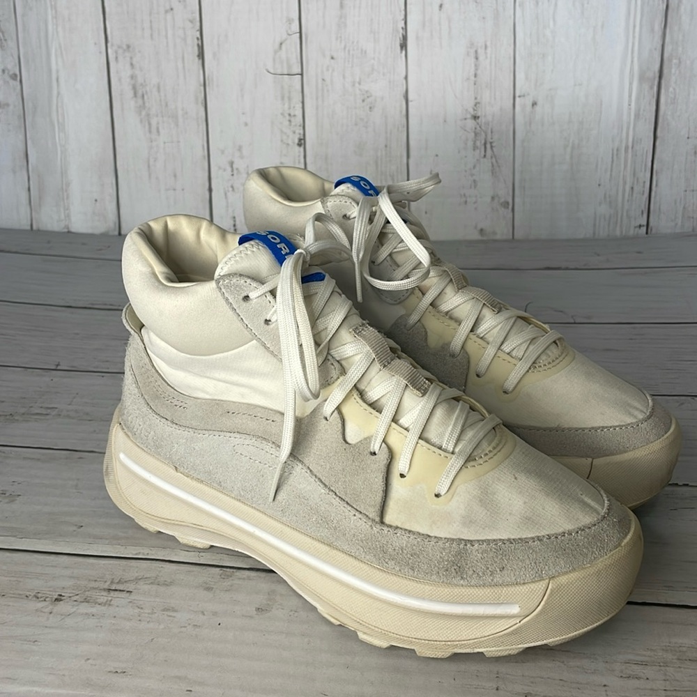 SOREL Ona 503 Mid White/Cream Sneakers